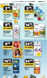 Gazetka promocyjna Netto - Artykuły spożywcze - Gazetka - ważna od 03.04 do 03.04.2024 - strona 21 - produkty: Płyn do kąpieli, HiPP, Rum, Mus, Rexona, Dezodorant, BoboVita, Wilkinson Sword, Szynka, Płyn do płukania, Maszynka, Owoce, Maszynka do golenia, Napój, Jabłka, Hipp Bio