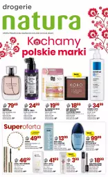 Gazetka promocyjna Drogerie Natura - Gazetka Drogerie Natura - Gazetka - ważna od 03.12 do 03.12.2024 - strona 1 - produkty: Woda perfumowana, Long 4 Lashes, Krem do twarzy, Top, Ser, Rum, Rama, Krem do rąk, Balsam do ciała, Calvin Klein, Perfum, Pasta do zębów, KOBO, Tusz, Lack, Serum, Perła, Ziaja, Acana, SESSIO, Bronzer, Woda, Bransoletka