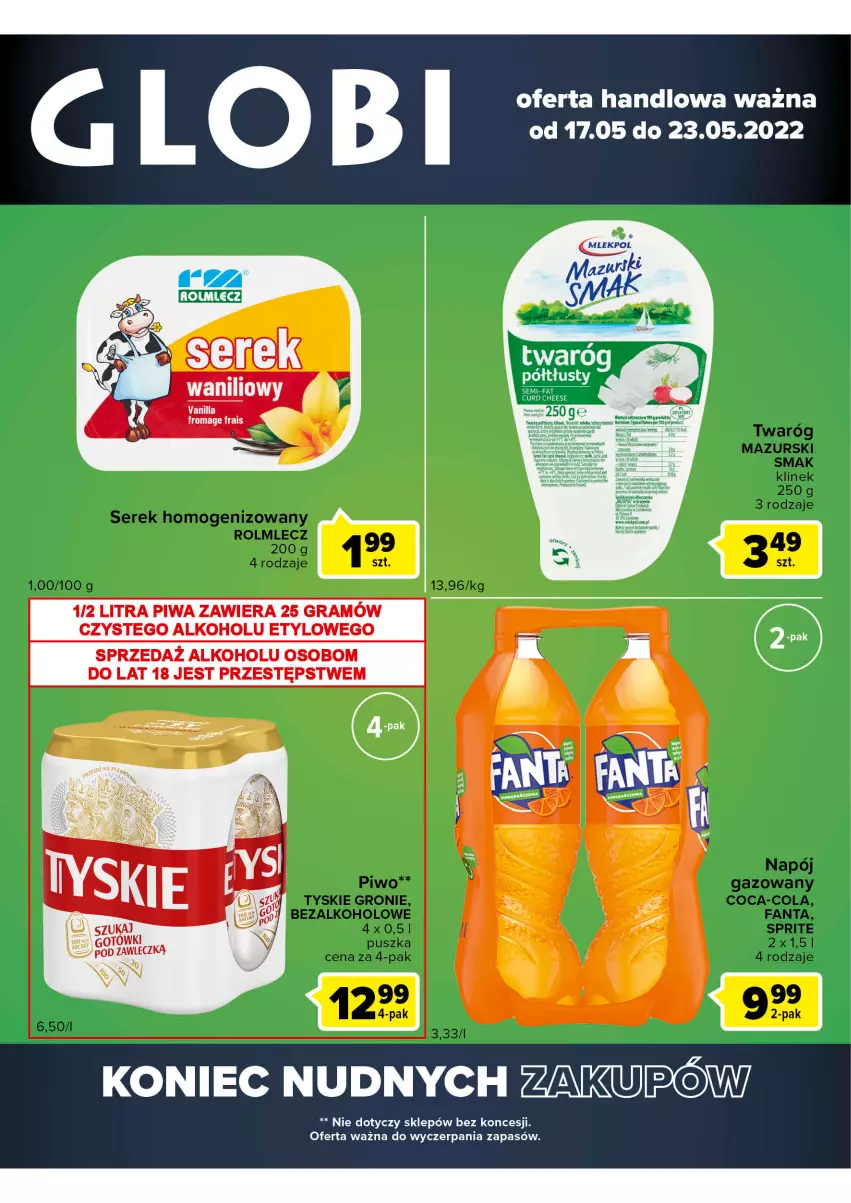 Gazetka promocyjna Carrefour - Gazetka Globi - ważna 17.05 do 23.05.2022 - strona 2 - produkty: Fa, Gra, Piwa