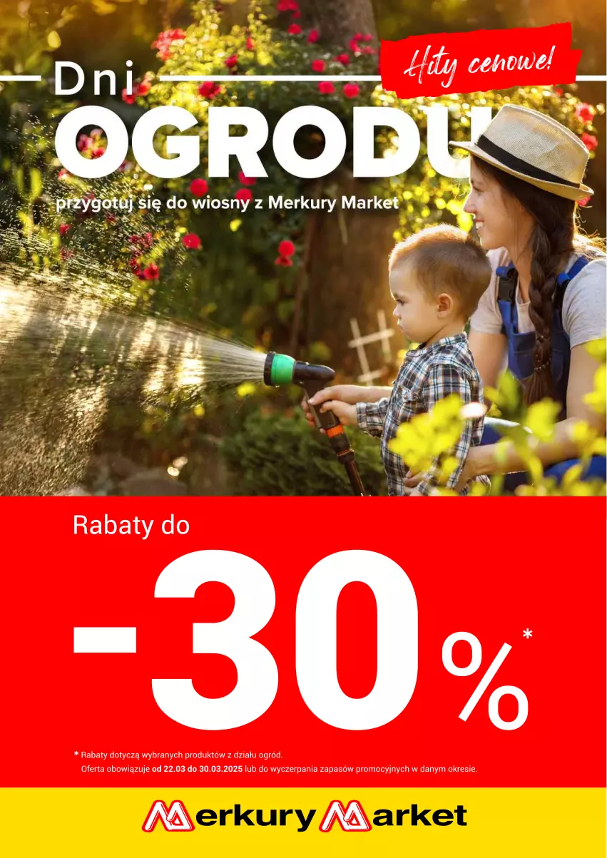 Gazetka promocyjna Merkury Market - Przygotuj się do wiosny z Merkury Market - ważna 22.03 do 30.03.2025 - strona 1 - produkty: Ogród