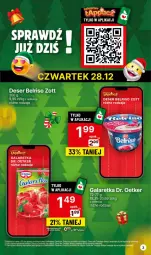 Gazetka promocyjna Delikatesy Centrum - NOWA GAZETKA Delikatesy Centrum od 27 grudnia! 27.12.2023-03.01.2024 - Gazetka - ważna od 03.01 do 03.01.2024 - strona 3 - produkty: Belriso, Ser, Rum, Zott, Dr. Oetker, Galaretka, Deser, Gala