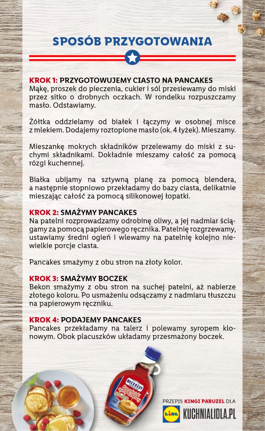 Gazetka promocyjna Lidl - KATALOG Z OFERTĄ W STYLU USA - ważna 18.10 do 22.10.2021 - strona 7 - produkty: Beko, Blender, Boczek, Cukier, Masło, Olej, Papier, Piec, Por, Proszek do pieczenia, Ręcznik, Rondel, Sitko, Sól, Syrop, Talerz, Top