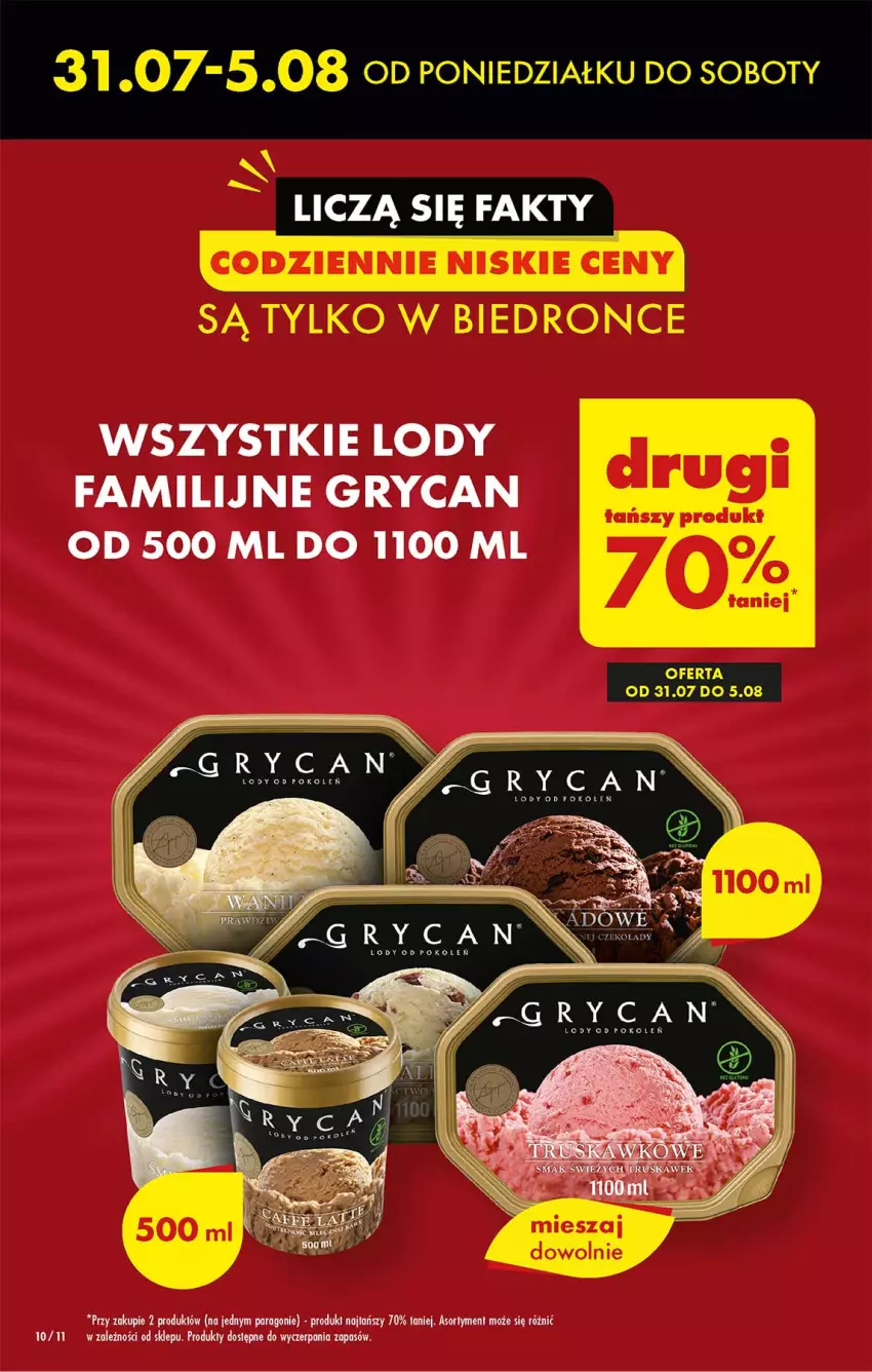 Gazetka promocyjna Biedronka - Od poniedzialku - ważna 31.07 do 05.08.2023 - strona 10 - produkty: Dron, Fa, Gry, Lody