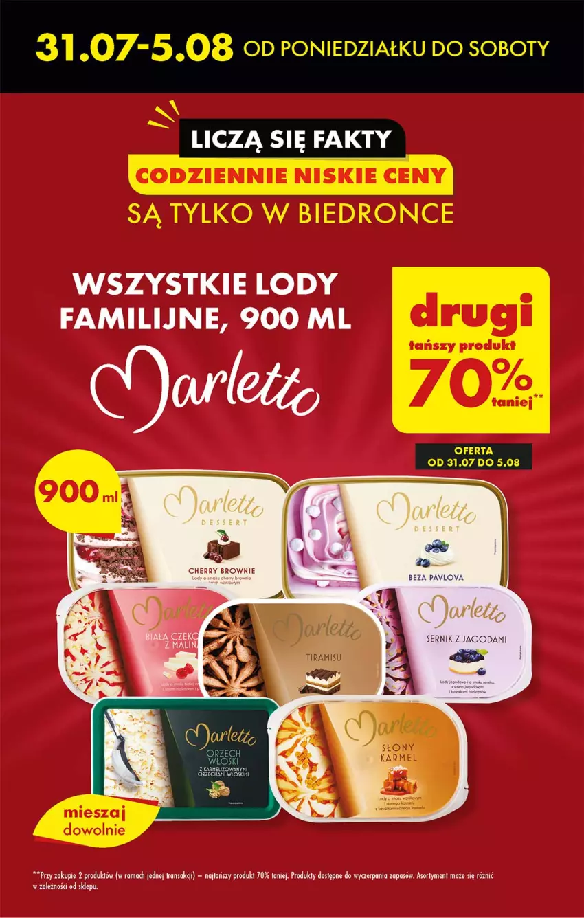 Gazetka promocyjna Biedronka - Od poniedzialku - ważna 31.07 do 05.08.2023 - strona 11 - produkty: Fa, Lody, Rama