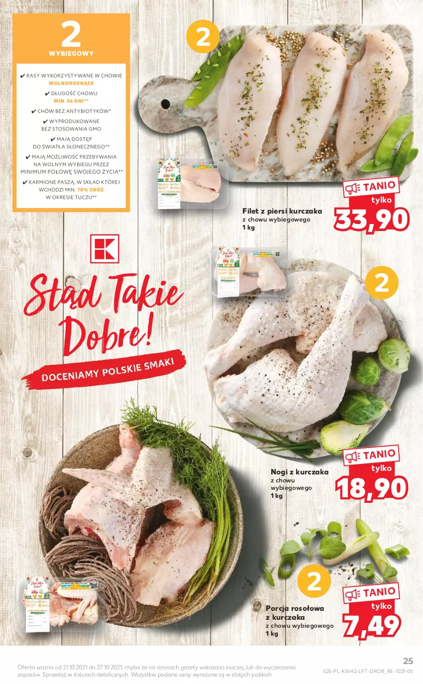 Gazetka promocyjna Kaufland - OFERTA TYGODNIA - ważna 21.10 do 27.10.2021 - strona 25 - produkty: Filet z piersi kurczaka, Kurczak, Por