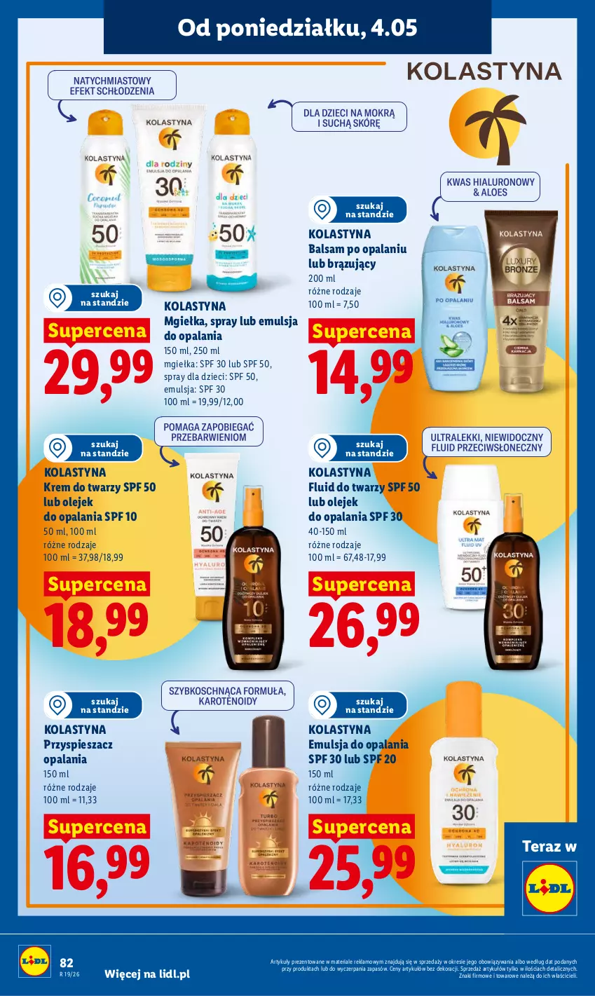Gazetka promocyjna Lidl - Gazetka ważna od 04.05 do 06.05 - ważna 04.05 do 06.05.2026 - strona 88 - produkty: Dzieci, Emulsja, Krem do twarzy, Olej, Tera