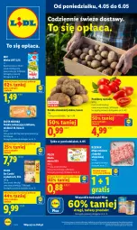 Gazetka promocyjna Lidl - Gazetka ważna od 04.05 do 06.05 - Gazetka - ważna od 06.05 do 06.05.2026 - strona 1 - produkty: Mięso mielone, Mięso mielone z łopatki wieprzowej, Ser, Gra, Jaja, Cars, Ziemniaki, Pilos, Tuńczyk, Masło, Pomidory, Mięso, Mleko