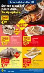 Gazetka promocyjna Lidl - Gazetka ważna od 04.05 do 06.05 - Gazetka - ważna od 06.05 do 06.05.2026 - strona 46 - produkty: Ser, Por, Gra, Chleb typu włoskiego, Chleb, Gouda, Grafika, Szpinak