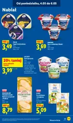 Gazetka promocyjna Lidl - Gazetka ważna od 04.05 do 06.05 - Gazetka - ważna od 06.05 do 06.05.2026 - strona 53 - produkty: Serek puszysty, Ser, Jogurt, Sałat, Serek, Pilos, Bakoma, Przysmaki, Ser sałatkowo-kanapkowy