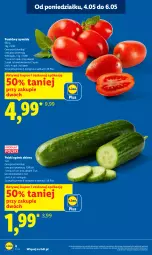 Gazetka promocyjna Lidl - Gazetka ważna od 04.05 do 06.05 - Gazetka - ważna od 06.05 do 06.05.2026 - strona 6 - produkty: Ogórek, Pomidory