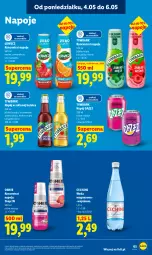 Gazetka promocyjna Lidl - Gazetka ważna od 04.05 do 06.05 - Gazetka - ważna od 06.05 do 06.05.2026 - strona 69 - produkty: Kiwi, Napoje, Tymbark, Oshee, Woda, Napój, Mięta, Magnez