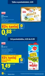 Gazetka promocyjna Lidl - Gazetka ważna od 04.05 do 06.05 - Gazetka - ważna od 06.05 do 06.05.2026 - strona 8 - produkty: Pilos, Masło, Mleko