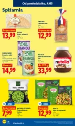 Gazetka promocyjna Lidl - Gazetka ważna od 04.05 do 06.05 - Gazetka - ważna od 06.05 do 06.05.2026 - strona 84 - produkty: Nutella, Gra, Królewski, Kuchnia, Croissant, Sanki, Sękacz, Fasola, Edam, Granola, Kokos, Hortex, Fa