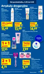 Gazetka promocyjna Lidl - Gazetka ważna od 04.05 do 06.05 - Gazetka - ważna od 06.05 do 06.05.2026 - strona 87 - produkty: Makijaż, Gra, Pantene, Bell, Krem uniwersalny, Wilkinson Sword, Perfecta, Dove, Szynka, Szampon, Podpaski, Maszynka, Bella, Odżywka, Maszynka do golenia, Antyperspirant, Nivea