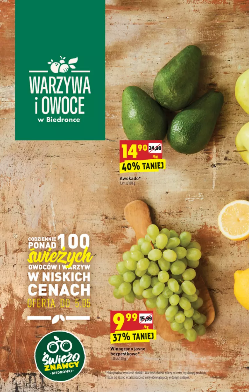 Gazetka promocyjna Biedronka - W tym tygodniu - ważna 04.05 do 08.05.2021 - strona 10 - produkty: Dron, Owoce, Wino, Winogrona