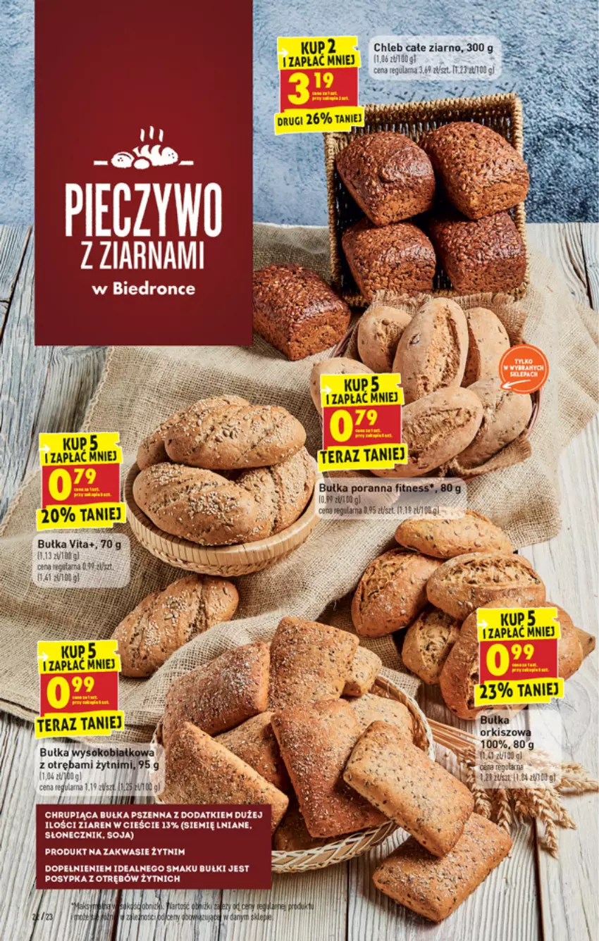 Gazetka promocyjna Biedronka - W tym tygodniu - ważna 04.05 do 08.05.2021 - strona 22 - produkty: Bułka, Chleb, Dron, Piec, Pieczywo, Por