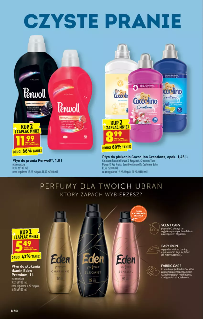 Gazetka promocyjna Biedronka - W tym tygodniu - ważna 04.05 do 08.05.2021 - strona 50 - produkty: Coccolino, Fa, Perfum, Płyn do płukania, Płyn do prania, Rust