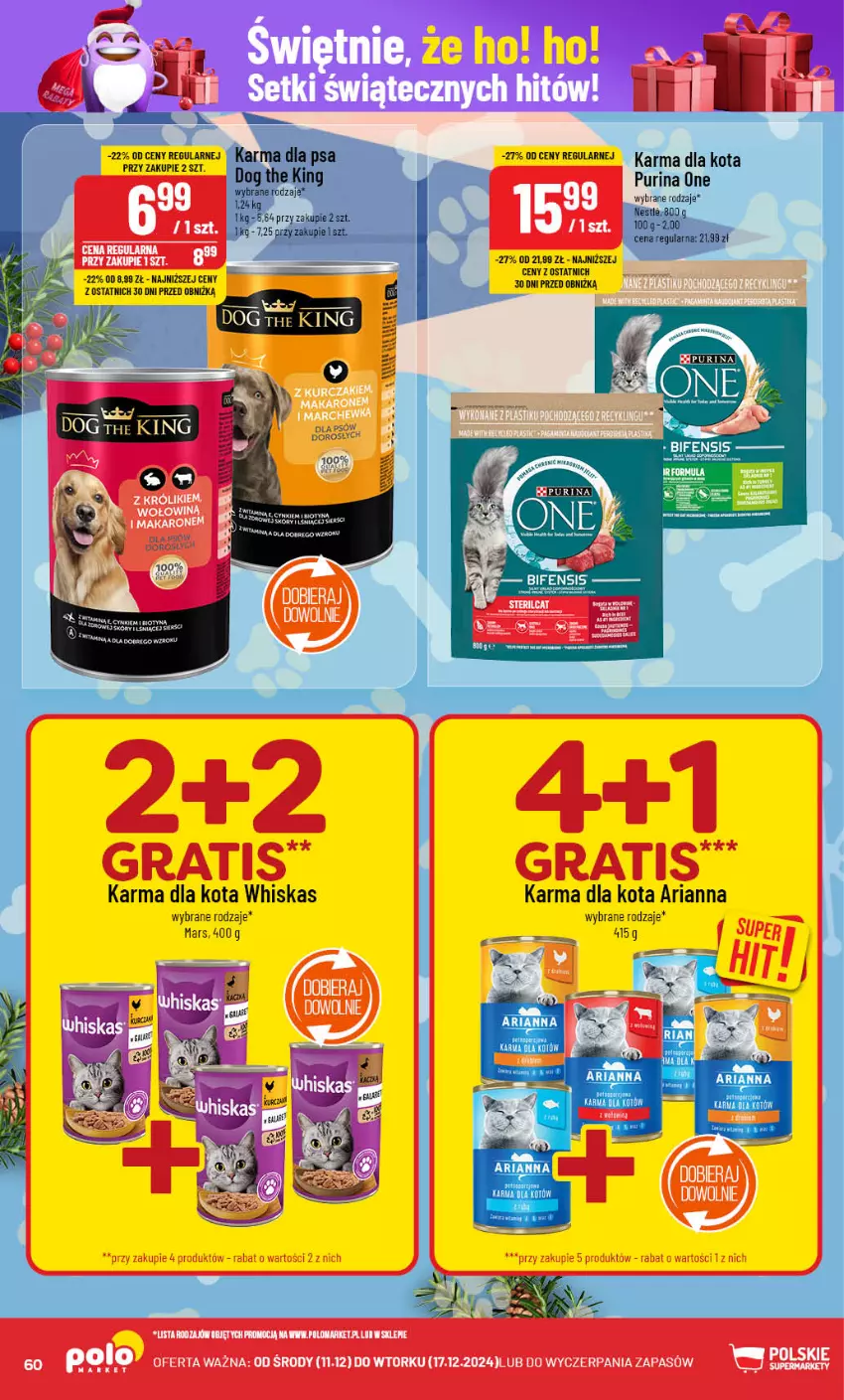 Gazetka promocyjna PoloMarket - Gazetka pomocyjna - ważna 11.10 do 17.10.2024 - strona 60 - produkty: Gra, Królik, Mars, Pur, Purina, Whiskas