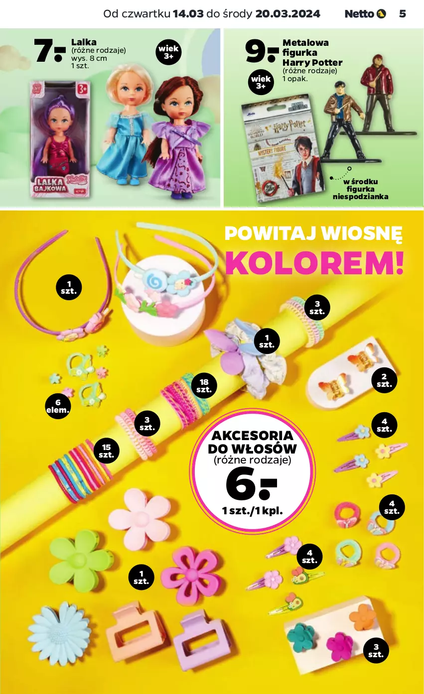 Gazetka promocyjna Netto - Akcesoria i dodatki - ważna 14.03 do 20.03.2024 - strona 5 - produkty: Harry Potter, Lalka