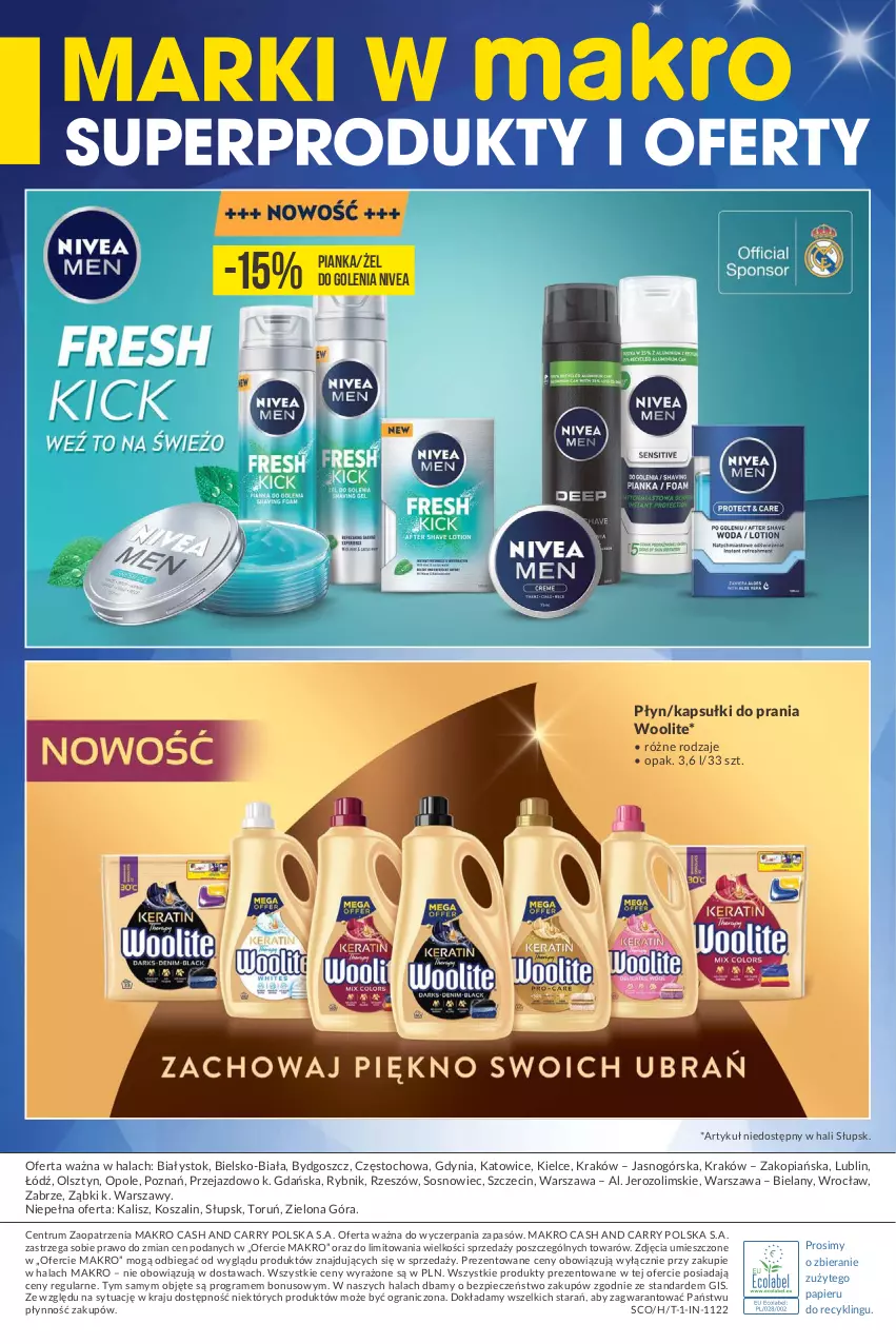 Gazetka promocyjna Makro - [Oferta specjalna] Marki w MAKRO - ważna 17.05 do 30.05.2022 - strona 8 - produkty: Gra, Kapsułki do prania, Kosz, Nivea, Papier, Piec, Rum, Sos, Szal, Woolite