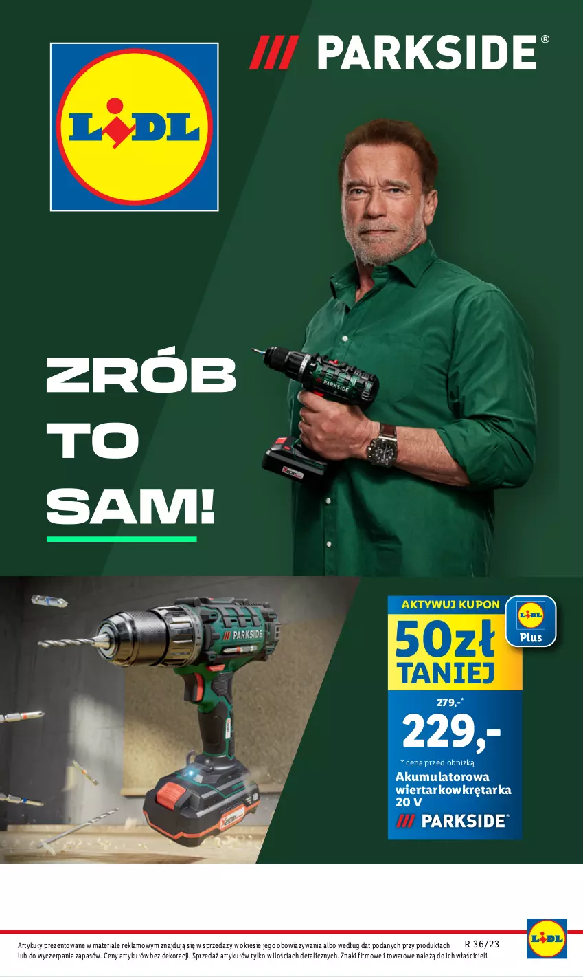 Gazetka promocyjna Lidl - GAZETKA - ważna 04.09 do 09.09.2023 - strona 1 - produkty: Akumulator, Akumulatorowa wiertarkowkrętark, Tarka, Wiertarkowkrętarka, Wkręt, Wkrętarka