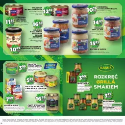 Gazetka promocyjna Stokrotka - Katalog Piłkarski - Gazetka - ważna od 26.06 do 26.06.2024 - strona 20 - produkty: Sałatka, Warzywa, Sos, Ser, Mus, Makrelą, Sałat, Pieprz, Boczek, Wołowina, Tuńczyk, Owoce, Dorsz, Gala, Kamis, Olej, Kiełbasa, Mięso, Musztarda