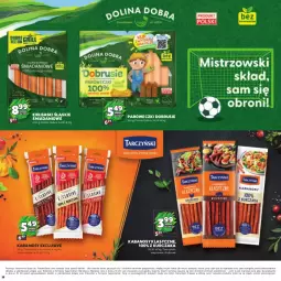 Gazetka promocyjna Stokrotka - Katalog Piłkarski - Gazetka - ważna od 26.06 do 26.06.2024 - strona 28 - produkty: Kurczak, Warzywa, Kiełbaski śląskie, Tarczyński, Danio, Owoce, Kabanos, Obrus, Mięso