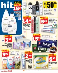 Gazetka promocyjna Topaz - Gazetka - Gazetka - ważna od 11.06 do 11.06.2025 - strona 24 - produkty: Top, Rum, Gin, Papier, Ręcznik kuchenny, Rexona, Sito, Pasta do zębów, Taft, Papier toaletowy, Velvet, Dove, Ręcznik, Rolki, Płatki kosmetyczne, Foxy, Mydło, Blend-a-Med, Lakier