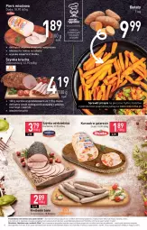 Gazetka promocyjna Stokrotka - Supermarket - Gazetka - ważna od 22.03 do 22.03.2023 - strona 6 - produkty: Piec, Kurczak, Warzywa, Sok, Frytki z batatów, Duda, Szynka, Kiełbaski białe, Pieprz, Wędlina, Owoce, Frytki, Gala, Mięso