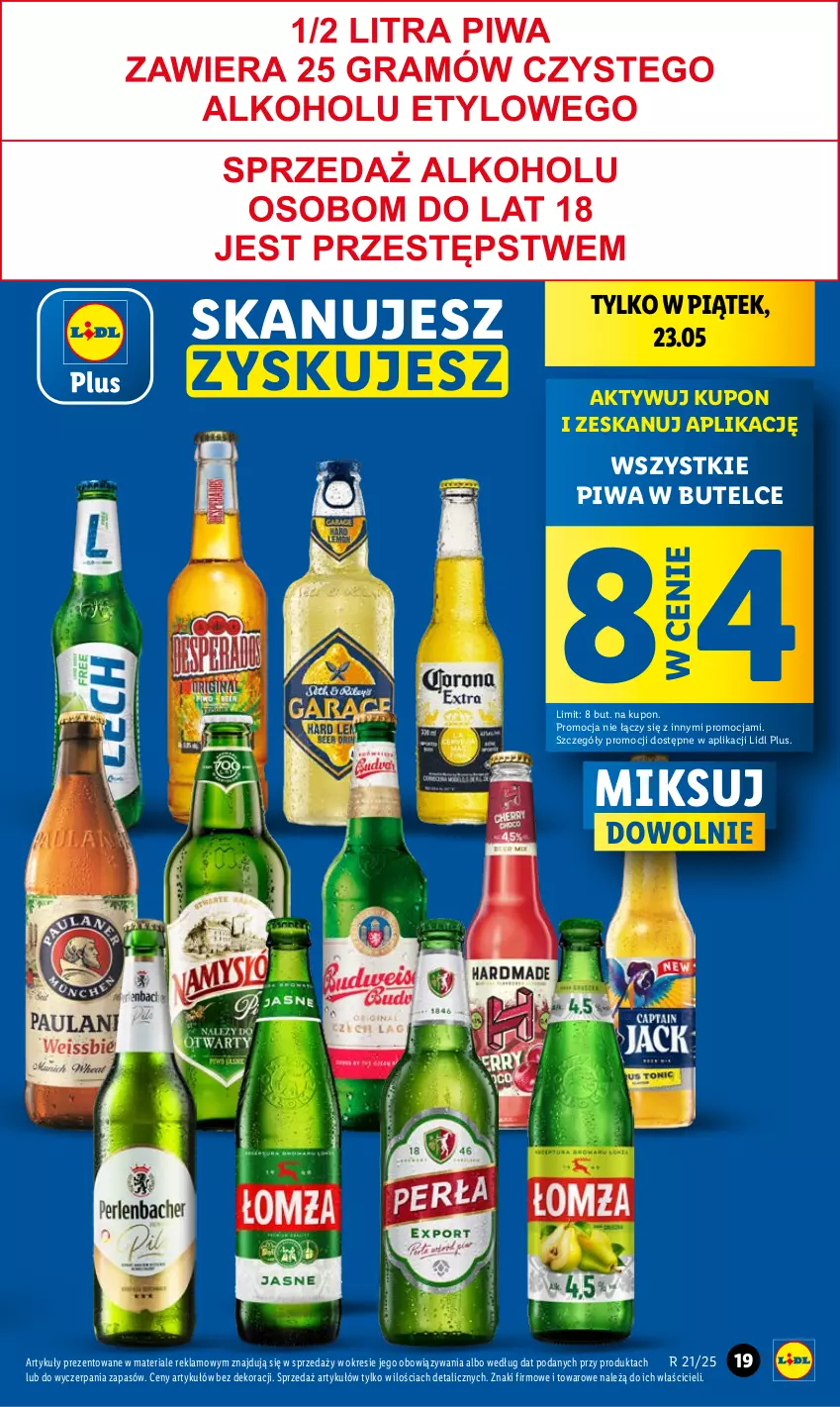 Gazetka promocyjna Lidl - GAZETKA - ważna 22.05 do 24.05.2025 - strona 23 - produkty: Piwa