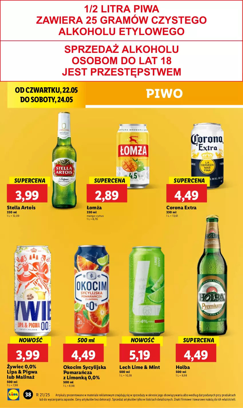 Gazetka promocyjna Lidl - GAZETKA - ważna 22.05 do 24.05.2025 - strona 48 - produkty: Corona Extra, Koc, Mango, Okocim, Piwo