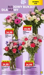 Gazetka promocyjna Lidl - GAZETKA - Gazetka - ważna od 24.05 do 24.05.2025 - strona 19 - produkty: Piwo, Gerber, Róża, Chryzantema, Bukiet
