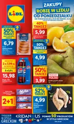 Gazetka promocyjna Lidl - GAZETKA - Gazetka - ważna od 23.10 do 23.10.2024 - strona 1 - produkty: Kurczak, Sok, Cytryny, Pepsi, PIKOK, Gruszki, Kiełbasa, Milka, Kiełbasa śląska