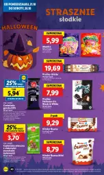 Gazetka promocyjna Lidl - GAZETKA - Gazetka - ważna od 23.10 do 23.10.2024 - strona 44 - produkty: Kinder Bueno, Praliny, Lack, Czekolada mleczna, Czekolada, Czekolada gorzka, Mamba, Kinder