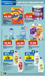 Gazetka promocyjna Lidl - GAZETKA - Gazetka - ważna od 23.10 do 23.10.2024 - strona 58 - produkty: Rum, Gra, Do mycia naczyń, Papier, Balsam do mycia naczyń, Granat, Proszek do prania, Perełki zapachowe, Velvet, Vizir, Płyn do płukania, Ręcznik, Koncentrat do mycia naczyń, Lenor