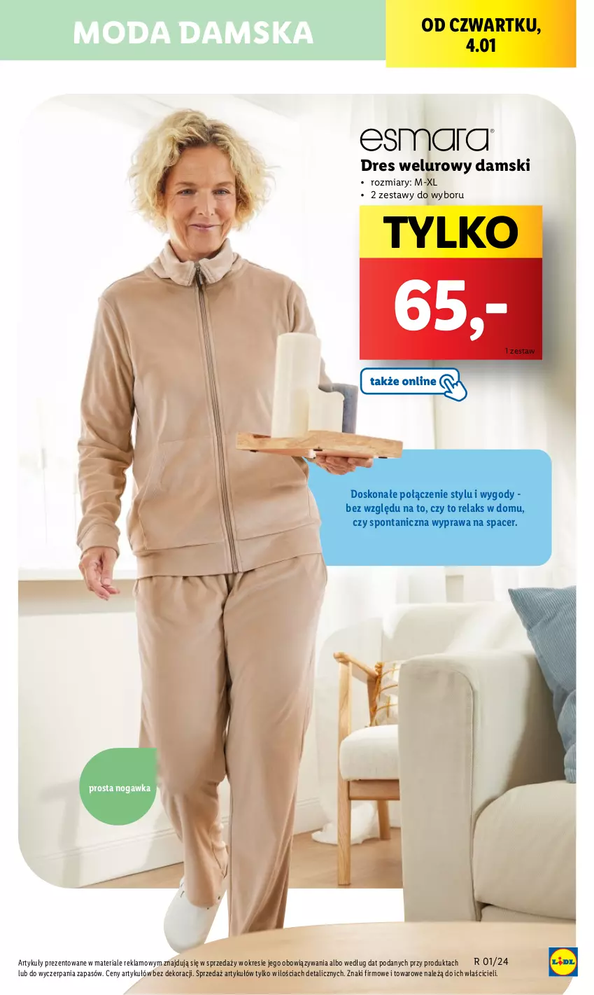 Gazetka promocyjna Lidl - GAZETKA - ważna 04.01 do 05.01.2024 - strona 15 - produkty: Acer, Dres, Moda