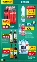 Gazetka promocyjna Lidl - GAZETKA - Gazetka - ważna od 05.01 do 05.01.2024 - strona 32 - produkty: Nałęczowianka, Sok, Gra, Oleofarm, Granat, Coca-Cola, Napoje, LANA, Syrop, Aronia, Woda mineralna, Woda, Oleo, Olej, Herbapol, Magnez, Fa