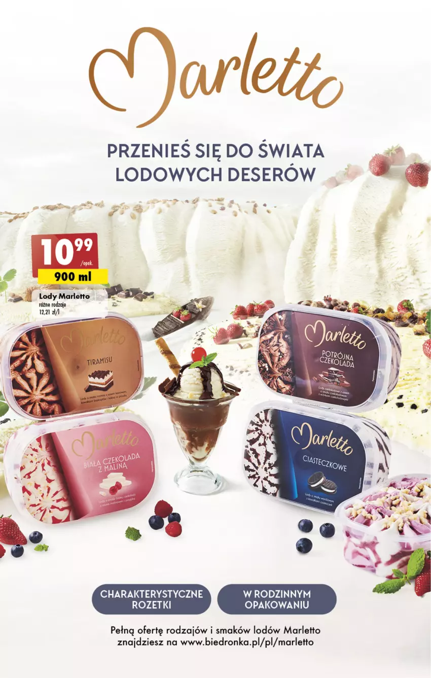 Gazetka promocyjna Biedronka - otwieramy sezon na lody - ważna 09.05 do 31.08.2022 - strona 3 - produkty: Deser, Dron, Fa, Ser