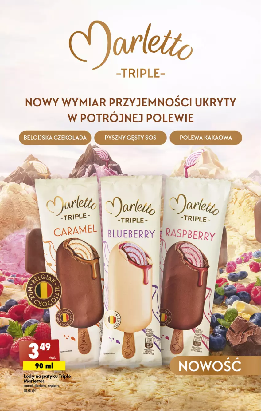 Gazetka promocyjna Biedronka - otwieramy sezon na lody - ważna 09.05 do 31.08.2022 - strona 5 - produkty: Czekolada, Kakao, LG, Sos