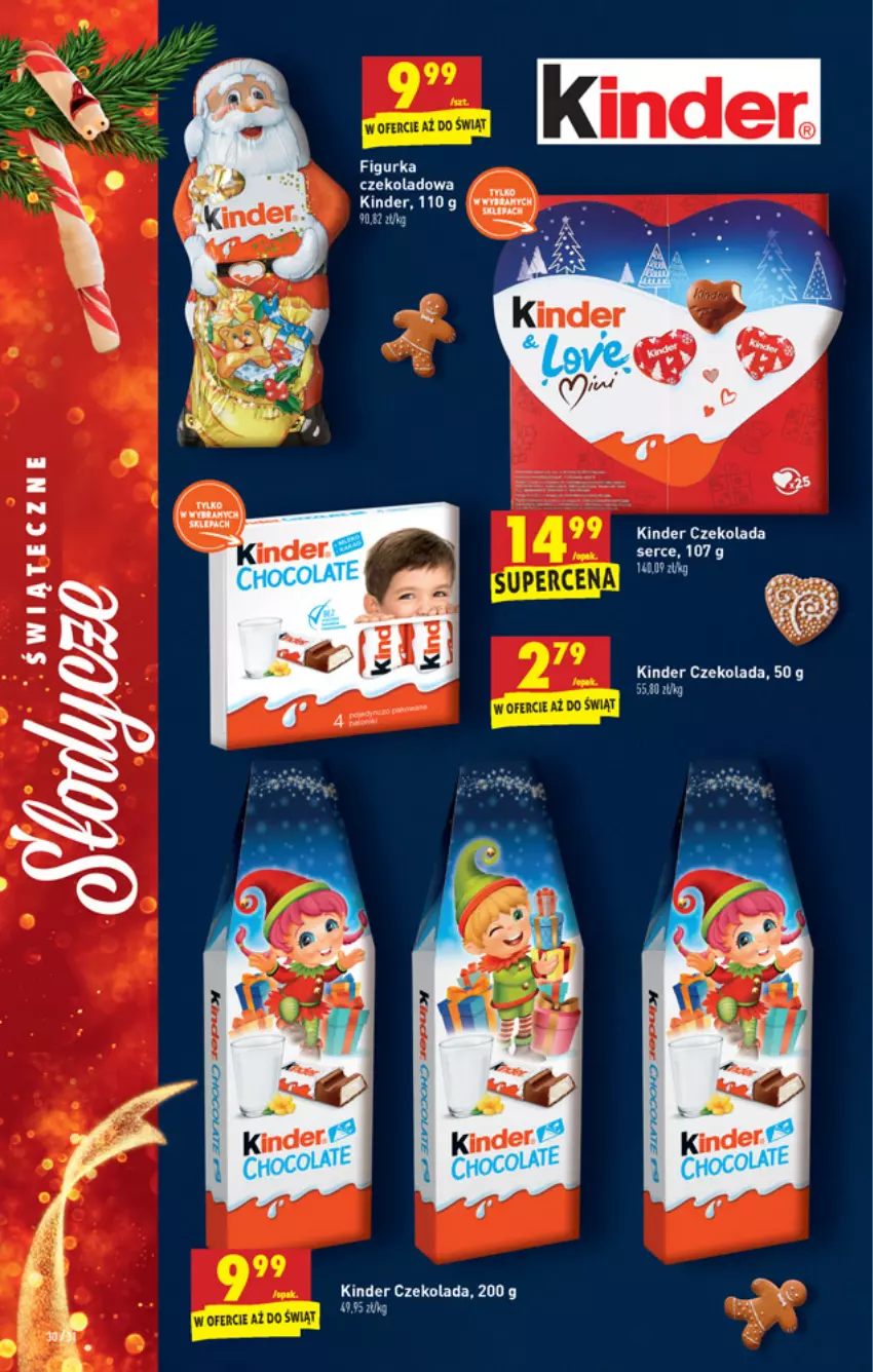 Gazetka promocyjna Biedronka - W tym tygodniu - ważna 10.11 do 17.11.2021 - strona 30 - produkty: Czekolada, Feta, Kinder, Ser