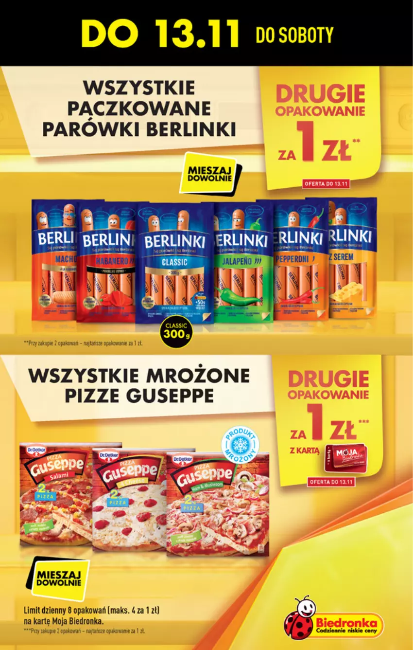 Gazetka promocyjna Biedronka - W tym tygodniu - ważna 10.11 do 17.11.2021 - strona 9 - produkty: Berlinki, Dron, Parówki, Sos