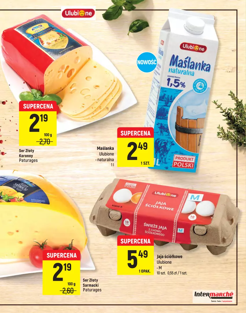 Gazetka promocyjna Intermarche - Jesienny Targ - ważna 28.09 do 11.10.2021 - strona 3 - produkty: Jaja, Maślanka, Ser