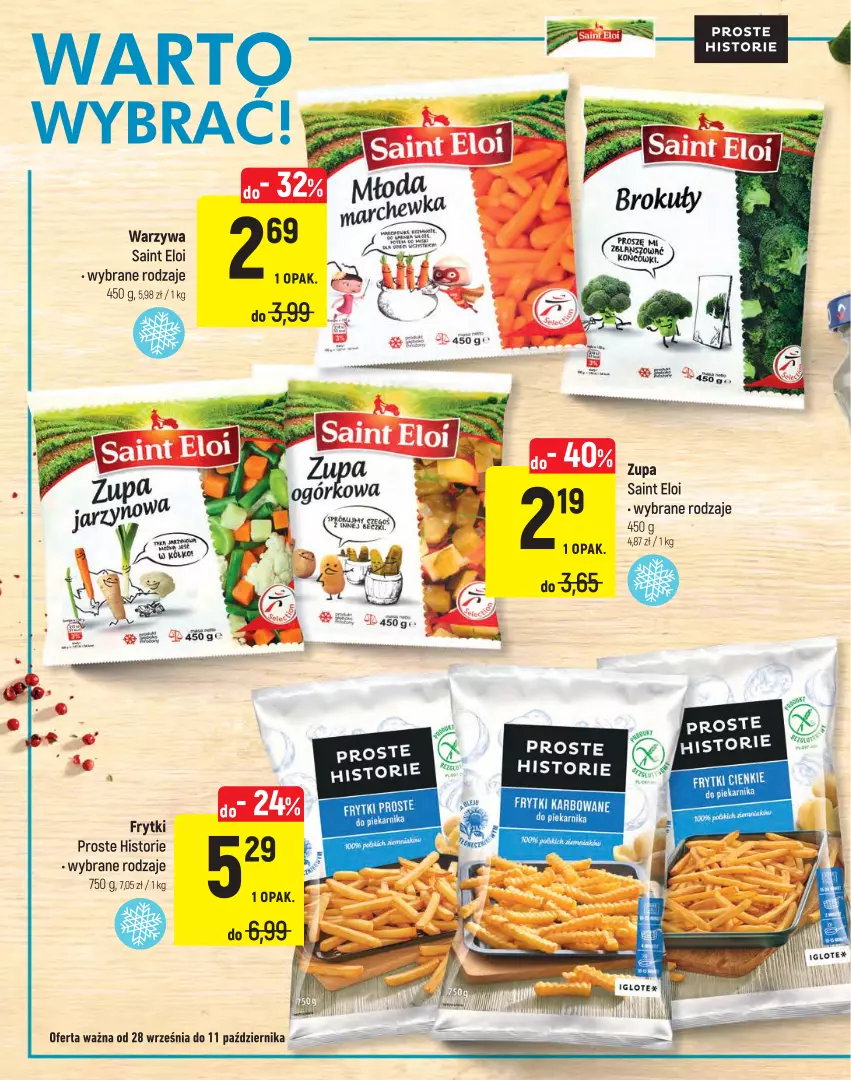 Gazetka promocyjna Intermarche - Jesienny Targ - ważna 28.09 do 11.10.2021 - strona 6 - produkty: Frytki, Piekarnik, Warzywa, Zupa