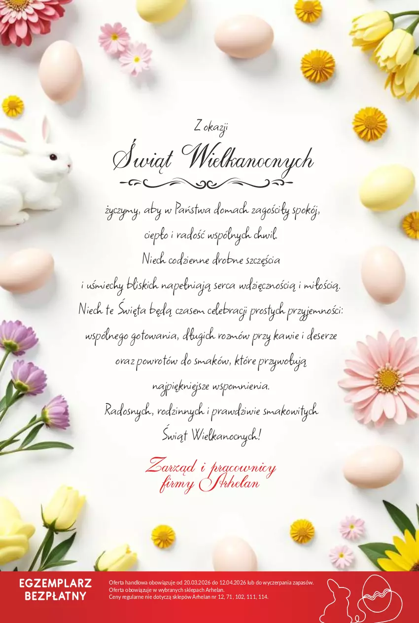 Gazetka promocyjna Arhelan - Gazetka - ważna 20.03 do 12.04.2026 - strona 24 - produkty: Deser, Ser
