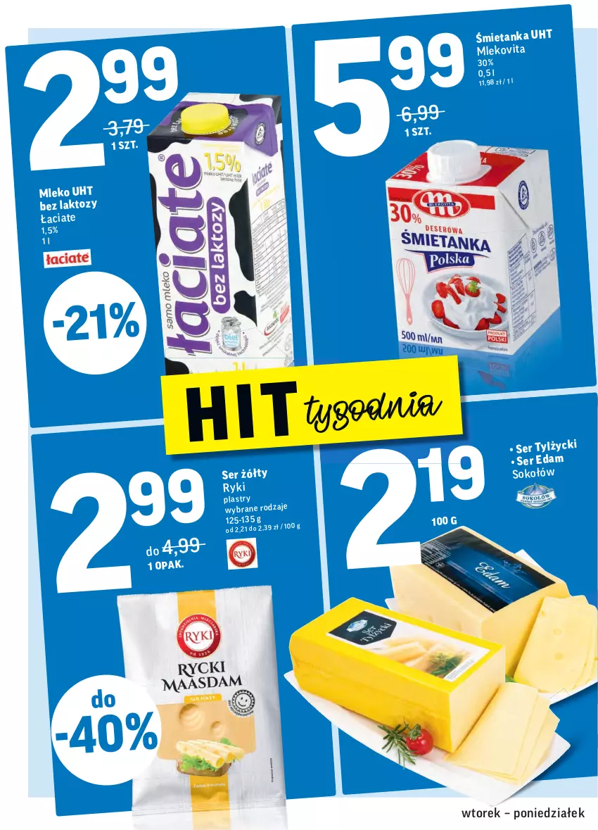 Gazetka promocyjna Intermarche - Gazetka promocyjna - ważna 07.09 do 13.09.2021 - strona 22 - produkty: Mleko, Mlekovita, Ser