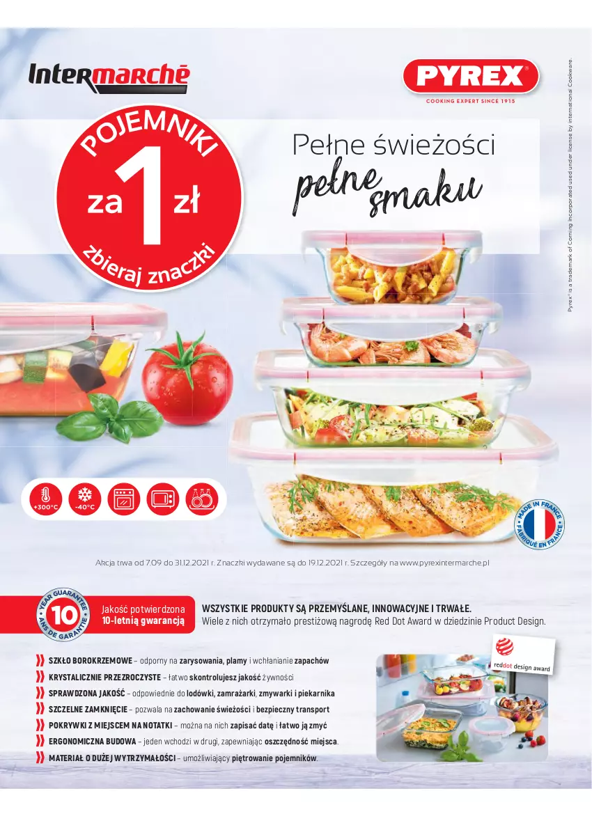 Gazetka promocyjna Intermarche - Gazetka promocyjna - ważna 07.09 do 13.09.2021 - strona 4 - produkty: Piec, Piekarnik, Pojemnik, Por, Sport, Tran, Zmywarki