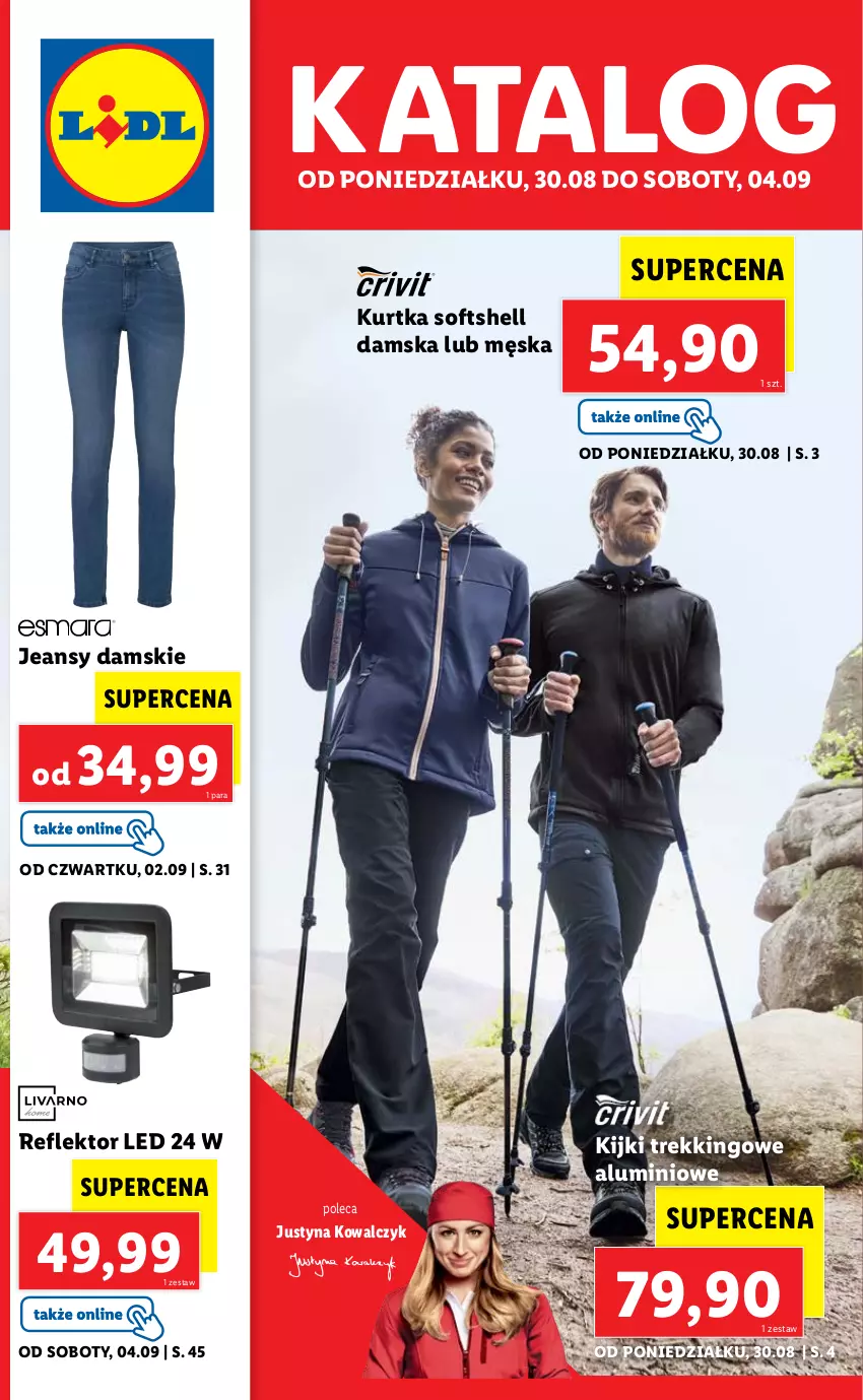 Gazetka promocyjna Lidl - GAZETKA - ważna 30.08 do 04.09.2021 - strona 1 - produkty: Kurtka, Kurtka softshell, Reflektor, Reflektor LED