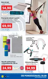 Gazetka promocyjna Lidl - GAZETKA - Gazetka - ważna od 04.09 do 04.09.2021 - strona 10 - produkty: Torebka, Top, Mata do jogi, Ręcznik, Drzwi