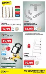 Gazetka promocyjna Lidl - GAZETKA - Gazetka - ważna od 04.09 do 04.09.2021 - strona 38 - produkty: Rum, Por, Wieszak, Reflektor LED, Cynk, Wkręt, Wkrętów, Sport, Reflektor, Control, Akumulator