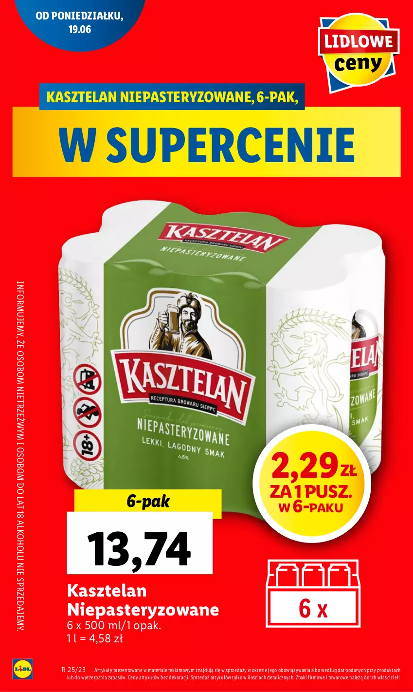 Gazetka promocyjna Lidl - GAZETKA - ważna 19.06 do 21.06.2023 - strona 10 - produkty: Kasztelan